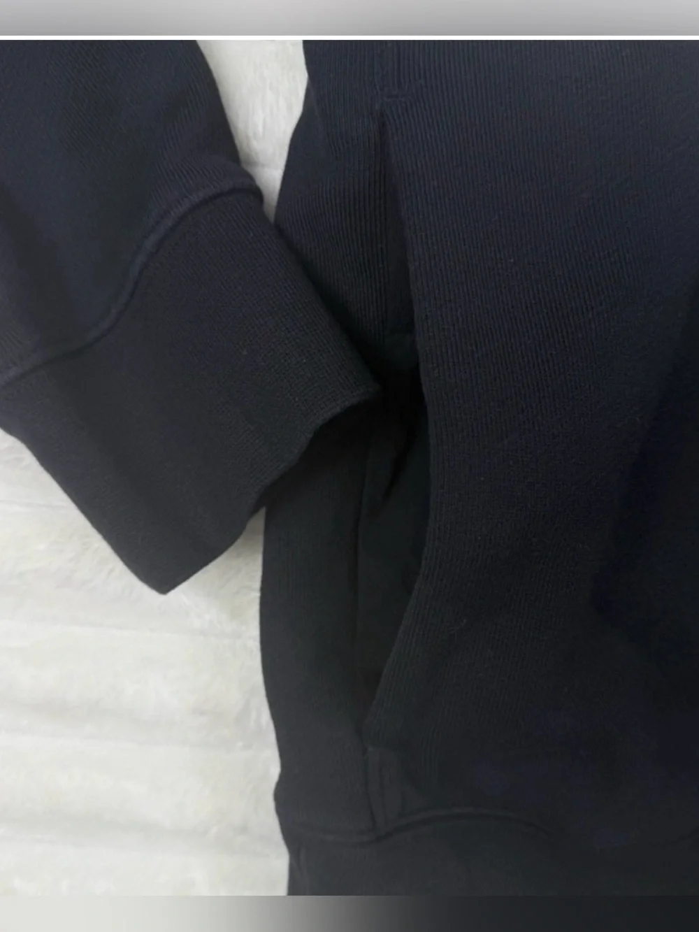 Nike Club Fleece Colorblock Hoodie Black White Men’s M FB7416-010